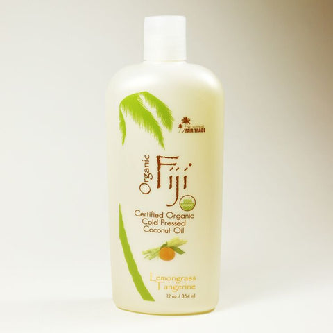 Organic Fiji Lemongrass Tangerine Coconut Oil