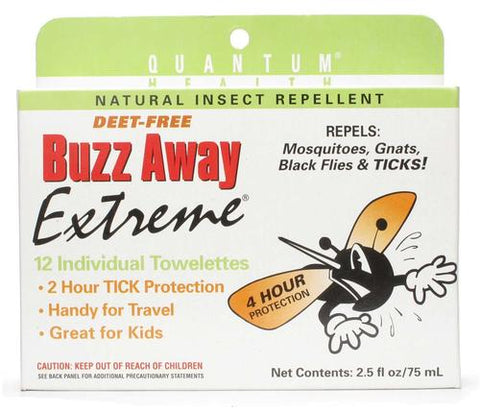 Quantum Research Buzz Away Extreme Towelettes