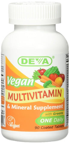 Deva Nutrition Vegan Iron Free Multivitamin and Mineral