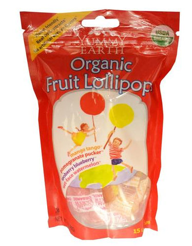Yummy Earth Organic Lollipops Assorted Flavors