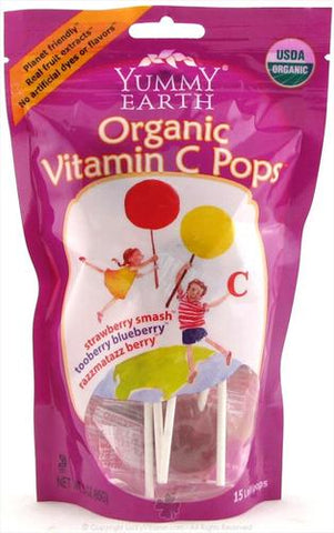 Yummy Earth Vitamin C Organic Lollipops