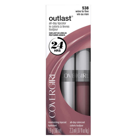 COVERGIRL - Outlast All-Day Lipcolor Wine to Five 538