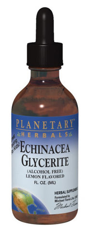 Planetary Herbals Echinacea Glycerite 2 0 ml Lemon Liquid