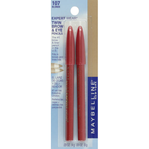 MAYBELLINE - Expert Wear Twin Brow and Eye Pencils 107 Blonde