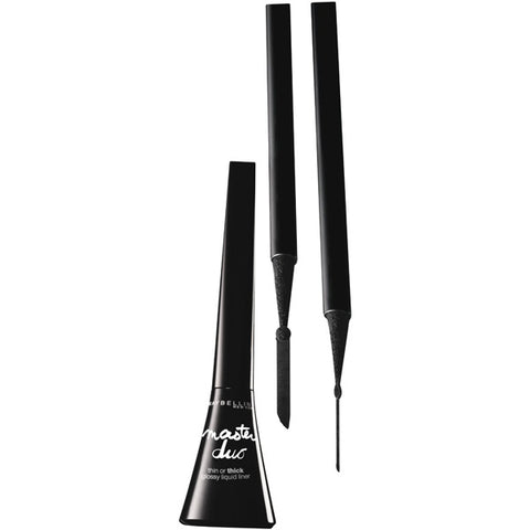 MAYBELLINE - Eye Studio Master Duo Glossy Liquid Liner 500 Black Lacquer