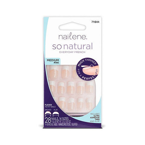 NAILENE - So Natural Ultra Flex Pink French Medium Nails