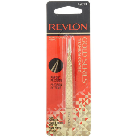 REVLON - Gold Series Titanium Coated Point Tweezer