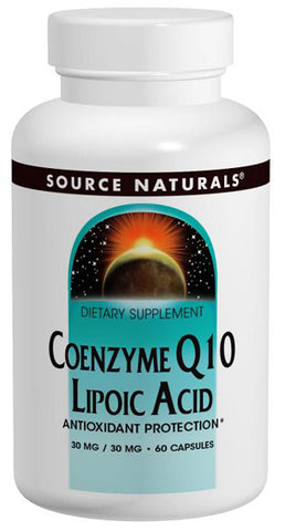 Source Naturals Coenzyme Q10 Lipoic Acid