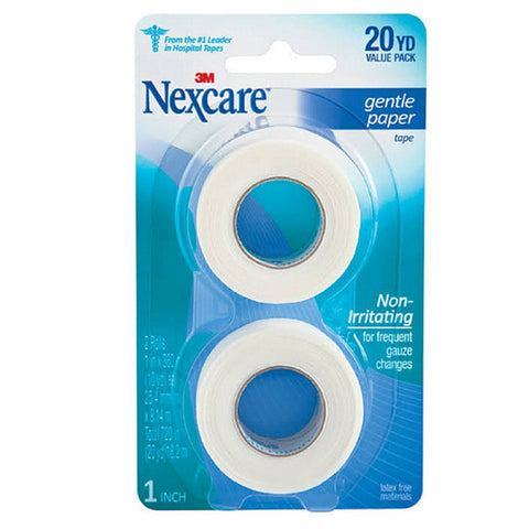 NEXCARE - First Aid 3M Gentle Paper Tape 1 Inch x 10 Yards