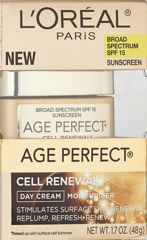 L'OREAL - Age Perfect Cell Renewal Day Cream SPF 15