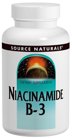 Source Naturals Niacinamide Niacinamide Vitamin B-3 100mg- 250 Tablets