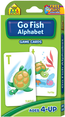 SCHOOL ZONE - Go Fish Alphabet Game Cards
