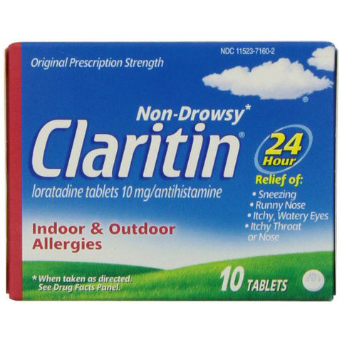 CLARITIN - 24 Hour Allergy 10 mg Tablets