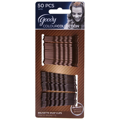 GOODY - Colour Collection Metallic Finish Bobby Pin Brunette