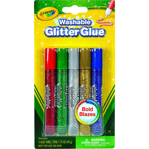 CRAYOLA - Washable Glitter Glue Bold