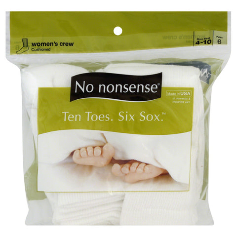 NO NONSENSE - Women's Every Day Comfort Crew Socks White