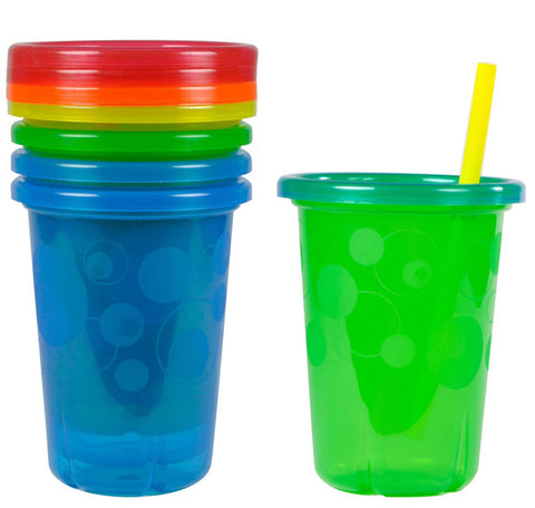 THE FIRST YEARS - Take & Toss Spill-Proof Straw Cups 10 oz.