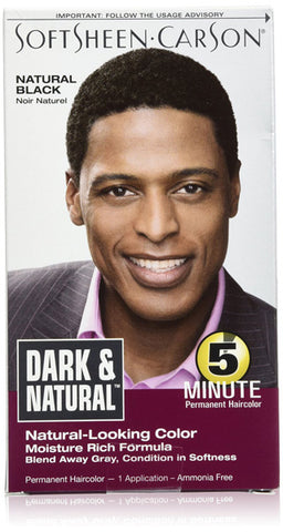 BEAUTY ENTERPRISES - Dark and Natural Hair Color Men Natural Black