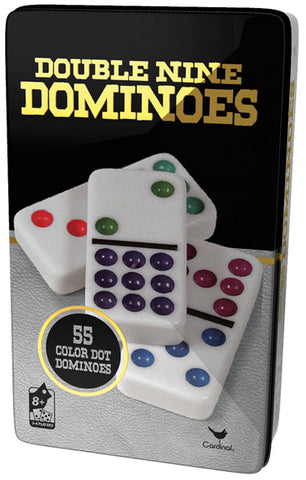 CARDINAL INDUSTRIES - Double Nine Color Dot Dominoes