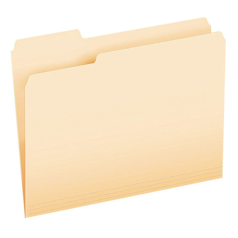 PENDAFLEX - 1/3 Cut Manila Essentials File Folders Letter Size
