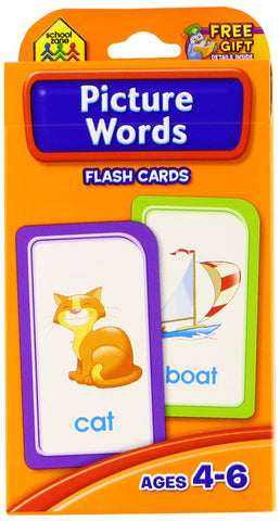 SCHOOL ZONE - Picture Words Flash Cards