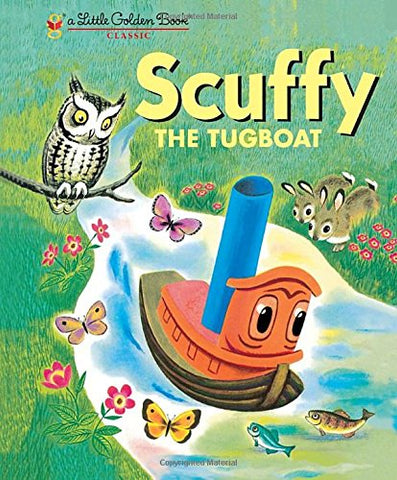 GOLDEN BOOKS - Scuffy the Tugboat and His Adventures Down the River