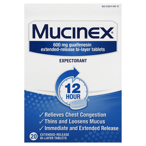 MUCINEX - 12-Hour Chest Congestion Expectorant