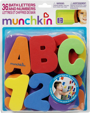 MUNCHKIN - Bath Letters & Numbers Set