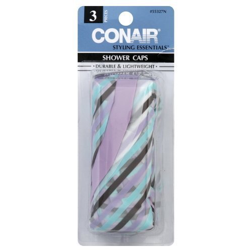 CONAIR - Styling Essentials Shower Caps Durable & Lightweight