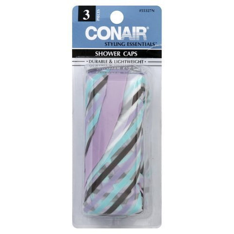 CONAIR - Styling Essentials Shower Caps Durable & Lightweight
