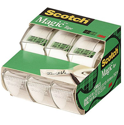 SCOTCH - Magic Transparent Tape 3/4" x 300"
