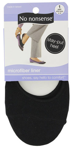 NO NONSENSE - Microfiber Liner Socks Black