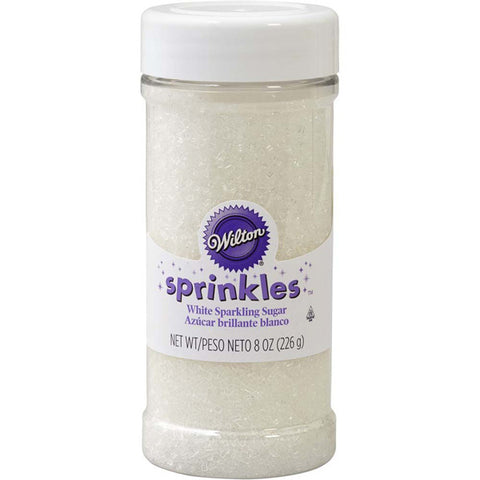WILTON - White Sparkling Sugar Sprinkles