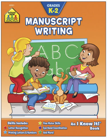 SCHOOL ZONE - Manuscript Writing Curriculum Workbooks
