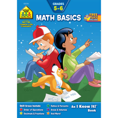 SCHOOL ZONE - Math Basics 5-6 Workbook
