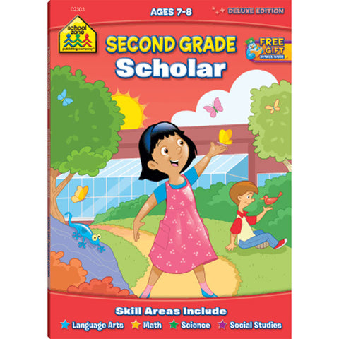 SCHOOL ZONE - Second Grade Scholar Workbook