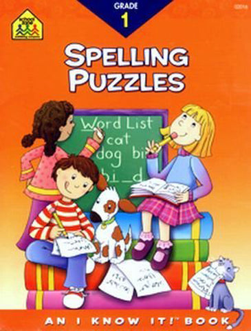 SCHOOL ZONE - Spelling Puzzles 1 Workbook