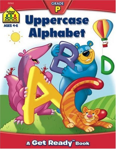 SCHOOL ZONE - Uppercase Alphabet Workbook