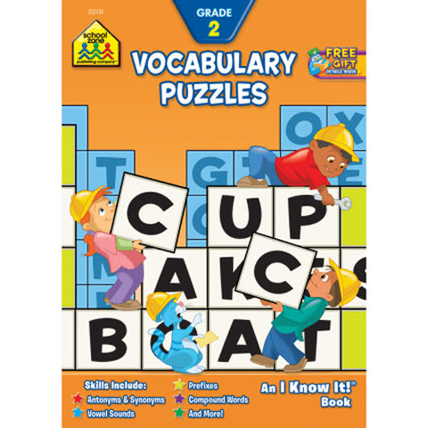SCHOOL ZONE - Vocabulary Puzzles 2 Workbook