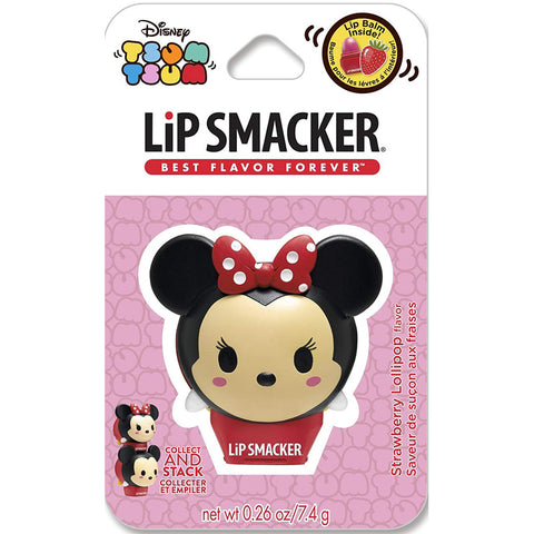 LIP SMACKER - Disney Tsum Tsum Lip Balm Minnie Mouse Strawberry Lollipop