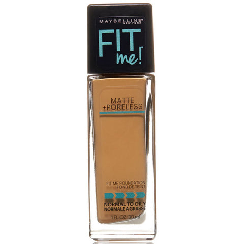 MAYBELLINE - Fit Me Matte Plus Poreless Foundation #332 Golden Caramel