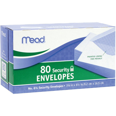 MEAD - #6-3/4 Security Envelopes