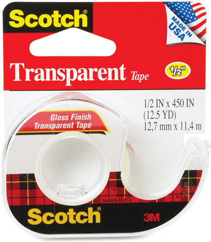 SCOTCH - Transparent Glossy Tape in Self-Dispenser
