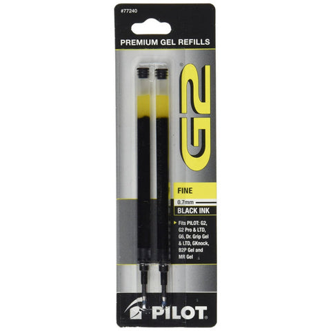 PILOT G2 - Gel Ink Refill Rolling Ball Pens Fine Point Black Ink