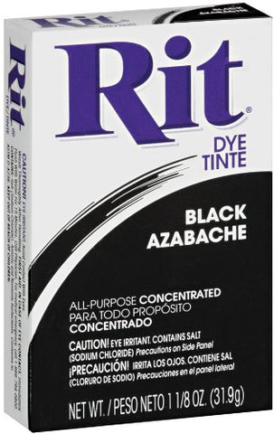 RIT DYE - Powdered Fabric Dye Black