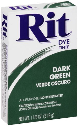 RIT DYE - Powder Dye Dark Green