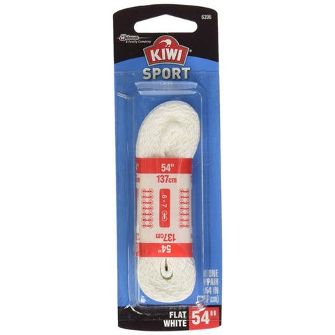 KIWI - Sport Laces Flat White 54"