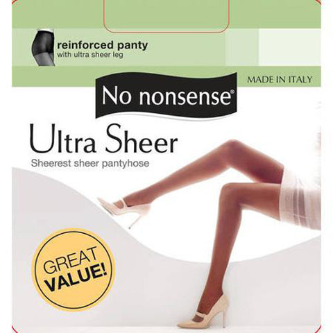 NO NONSENSE - Ultra Sheer Pantyhose Off Black Size D