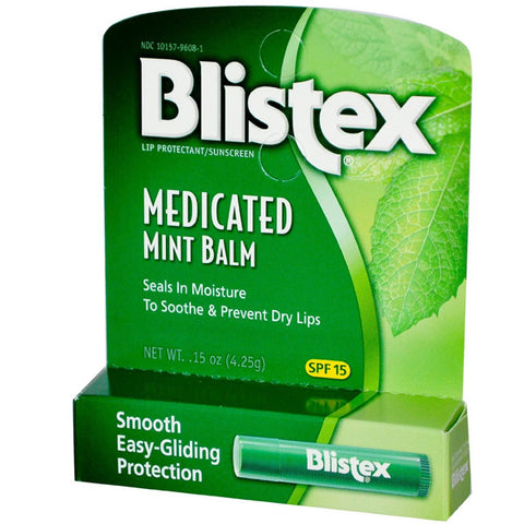 BLISTEX - Medicated Mint Lip Balm 15 SPF