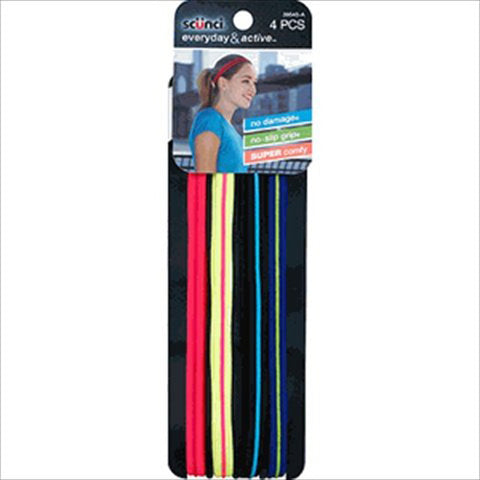 SCUNCI - No-Slip Grip Headbands Assorted Colors